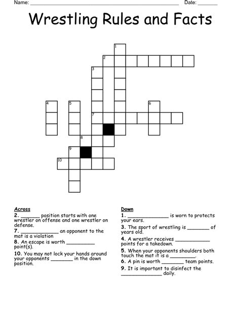 The Crossword Solver found 30 answers to "wrestling hold/926906", 10 letters crossword clue. The Crossword Solver finds answers to classic crosswords and cryptic crossword puzzles. Enter the length or pattern for better results. Click the answer to find similar crossword clues.